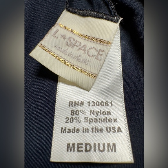 L*SPACE | Swimsuit Bikini Tube Top | Black | Women's Medium (M) - Picture 3 of 3